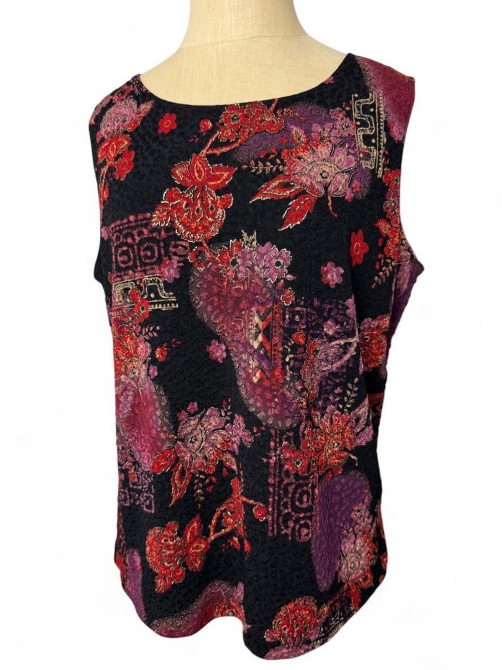 Y2K Baddie Textured Tank by White Stag